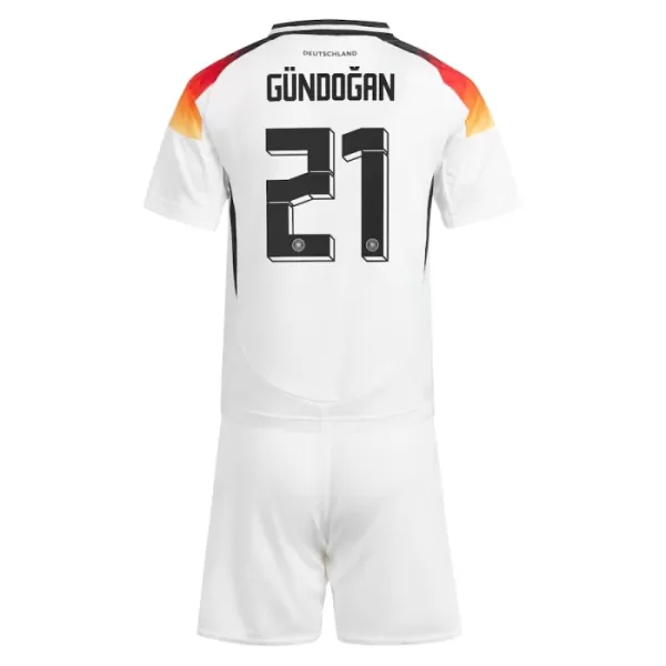 Deutschland Ilkay Gündogan 21 Heimtrikot Euro 2024 für Kinder