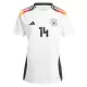 Deutschland Jamal Musiala 14 Heimtrikot Euro 2024 für Damen