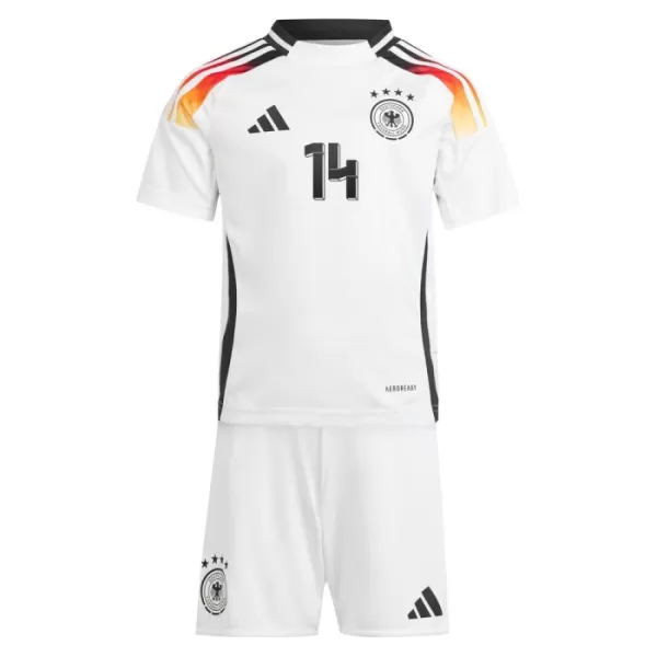 Deutschland Jamal Musiala 14 Heimtrikot Euro 2024 für Kinder