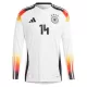 Deutschland Jamal Musiala 14 Heimtrikot Euro 2024 Langarm für Herren