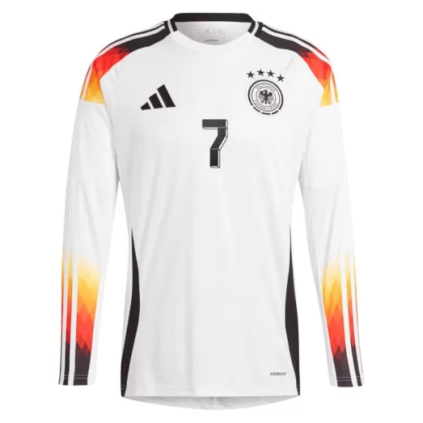 Deutschland Kai Havertz 7 Heimtrikot Euro 2024 Langarm für Herren