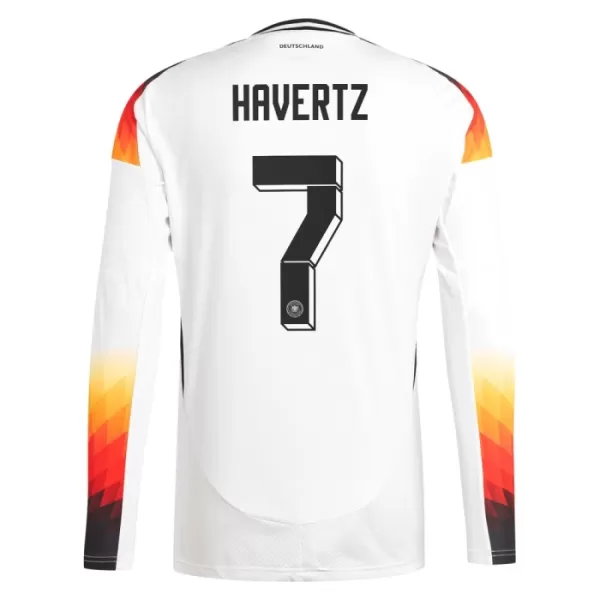 Deutschland Kai Havertz 7 Heimtrikot Euro 2024 Langarm für Herren