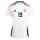 Deutschland Leroy Sane 19 Heimtrikot Euro 2024 für Damen