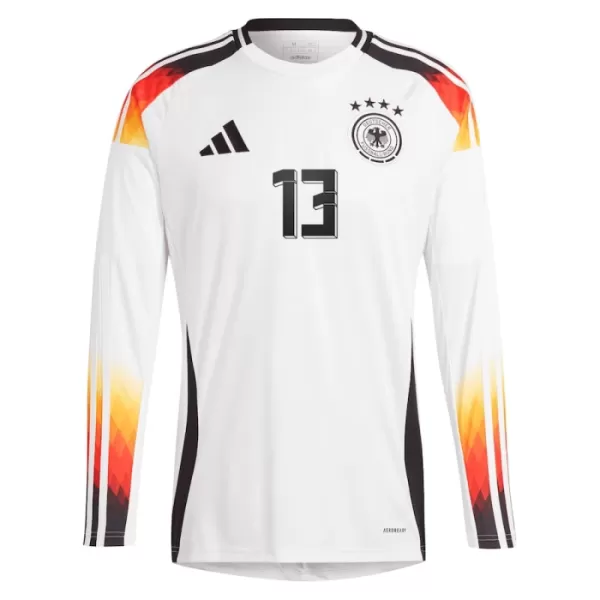 Deutschland Thomas Müller 13 Heimtrikot Euro 2024 Langarm für Herren