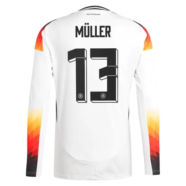 Deutschland Thomas Müller 13 Heimtrikot Euro 2024 Langarm für Herren