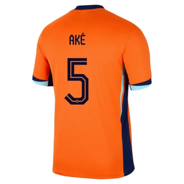 Niederlande Ake 5 Heimtrikot Euro 2024 für Herren