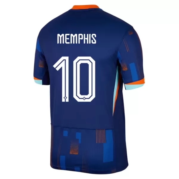 Niederlande Memphis Depay 10 Auswärtstrikot Euro 2024 für Herren