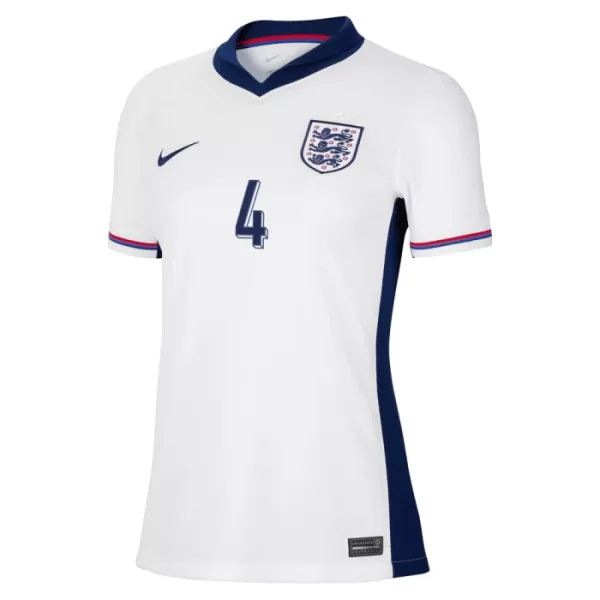 England Declan Rice 4 Heimtrikot Euro 2024 für Damen