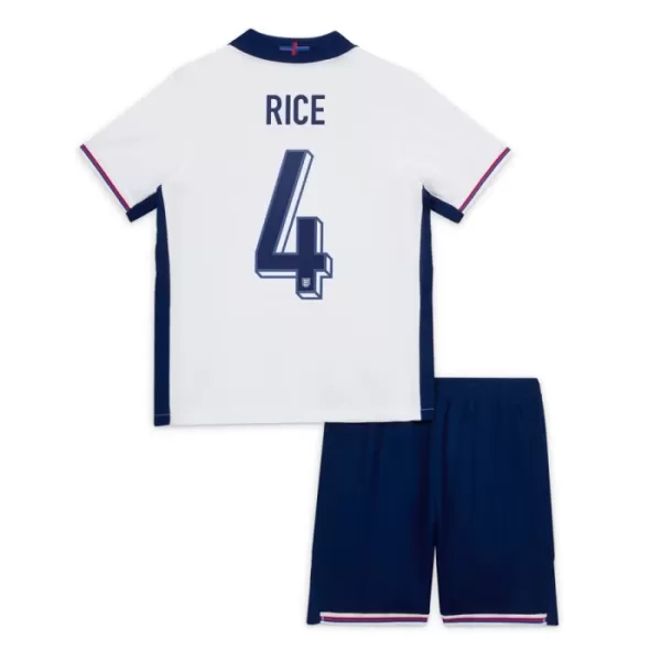 England Declan Rice 4 Heimtrikot Euro 2024 für Kinder