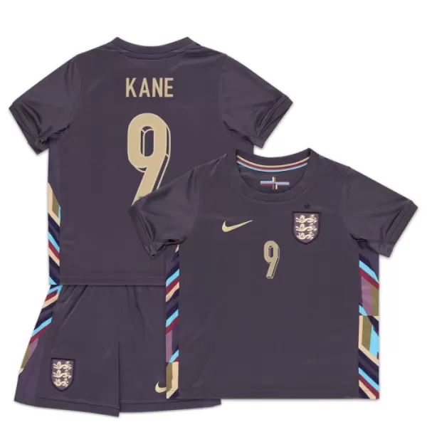 England Harry Kane 9 Auswärtstrikot Euro 2024 für Kinder