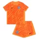 England Torwart Trikot Euro 2024 für Kinder Orange