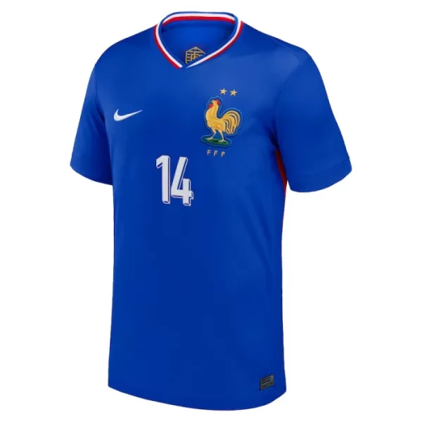 Frankreich Adrien Rabiot 14 Heimtrikot Euro 2024 für Herren