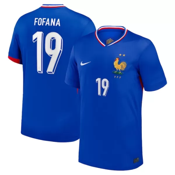 Frankreich Fofana 19 Heimtrikot Euro 2024 für Herren