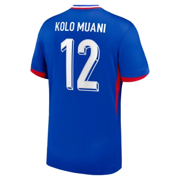 Frankreich Kolo Muani 12 Heimtrikot Euro 2024 für Herren