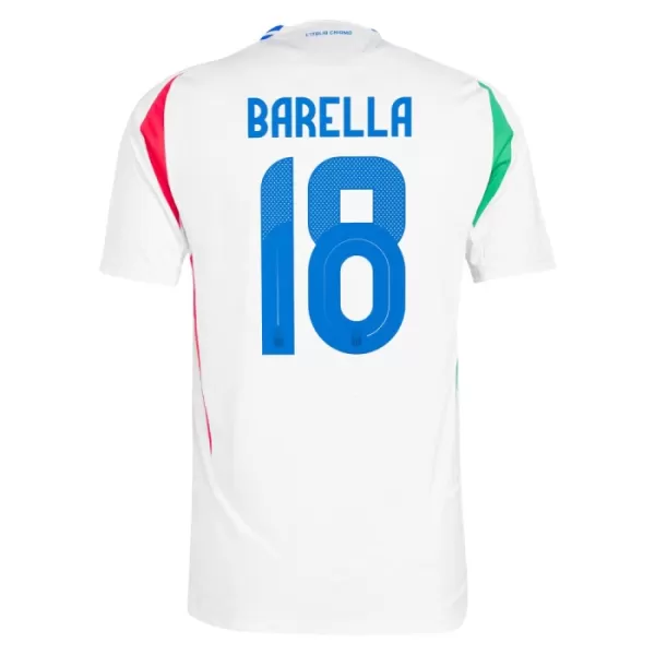 Italien Barella 18 Auswärtstrikot Euro 2024 für Herren