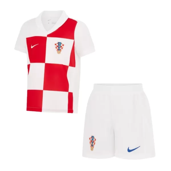 Kroatien Heimtrikot Euro 2024 für Kinder