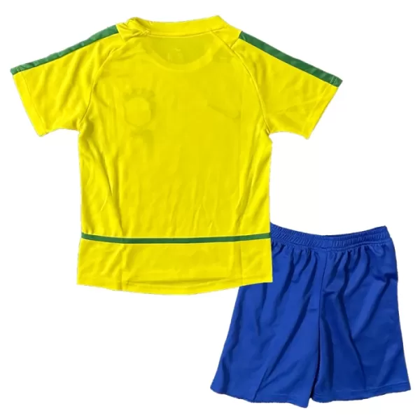 Brasilien 2002-2003 Heimtrikot Retro für Kinder