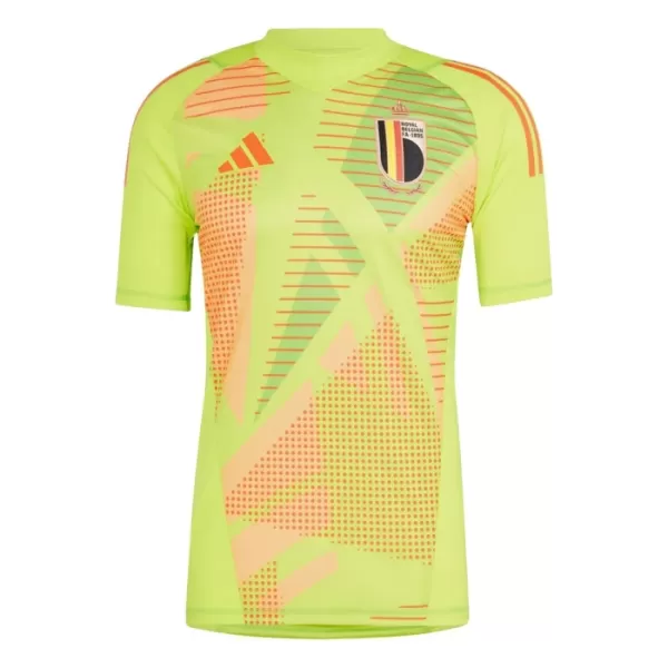 Belgien Torwart Trikot Euro 2024 für Herren Gelb