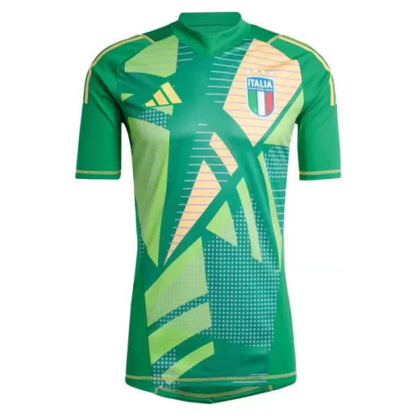 Italien Torwart Trikot Euro 2024 für Herren Grün