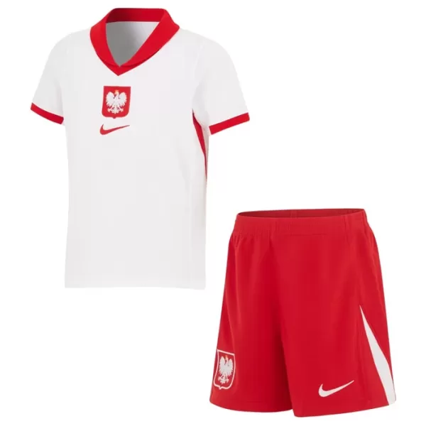 Polen Heimtrikot Euro 2024 für Kinder