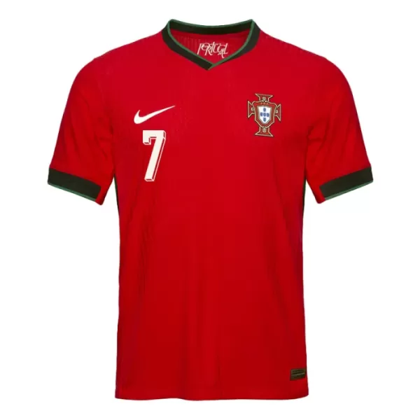 Portugal Cristiano Ronaldo 7 Heimtrikot Euro 2024 für Kinder