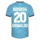 Bayer 04 Leverkusen Alejandro Grimaldo 20 Ausweichtrikot 23/24 für Herren