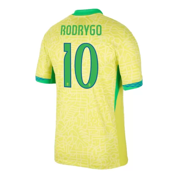 Brasilien Rodrygo Goes 10 Heimtrikot 2024 für Herren