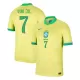 Brasilien Vinicius Junior 7 Heimtrikot 2024 für Herren