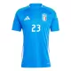 Italien Alessandro Bastoni 23 Heimtrikot Euro 2024 für Herren