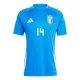 Italien Federico Chiesa 14 Heimtrikot Euro 2024 für Herren