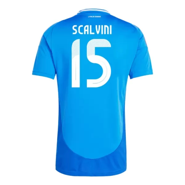 Italien Giorgio Scalvini 15 Heimtrikot Euro 2024 für Herren