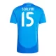 Italien Giorgio Scalvini 15 Heimtrikot Euro 2024 für Herren