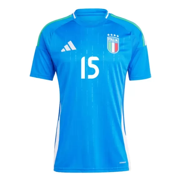 Italien Giorgio Scalvini 15 Heimtrikot Euro 2024 für Herren