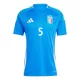 Italien Manuel Locatelli 5 Heimtrikot Euro 2024 für Herren