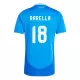 Italien Nicolo Barella 18 Heimtrikot Euro 2024 für Herren