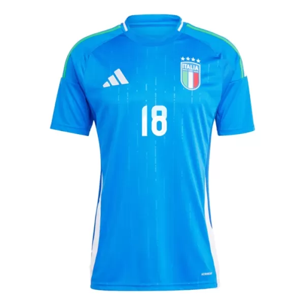 Italien Nicolo Barella 18 Heimtrikot Euro 2024 für Herren