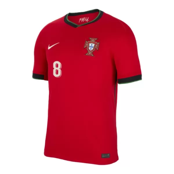 Portugal Bruno Fernandes 8 Heimtrikot Euro 2024 für Kinder