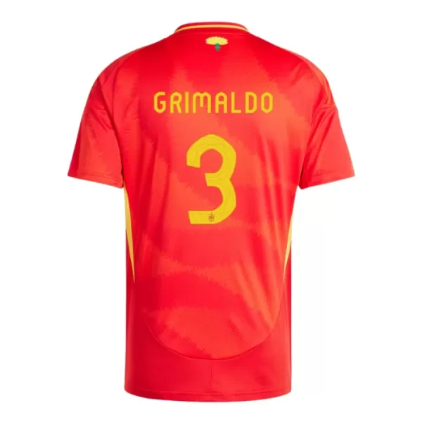 Spanien Alejandro Grimaldo 3 Heimtrikot Euro 2024 für Herren