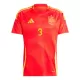 Spanien Alejandro Grimaldo 3 Heimtrikot Euro 2024 für Herren