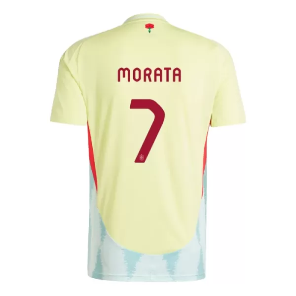 Spanien Álvaro Morata 7 Auswärtstrikot Euro 2024 für Herren