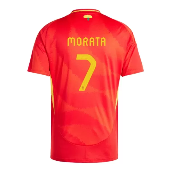 Spanien Álvaro Morata 7 Heimtrikot Euro 2024 für Herren