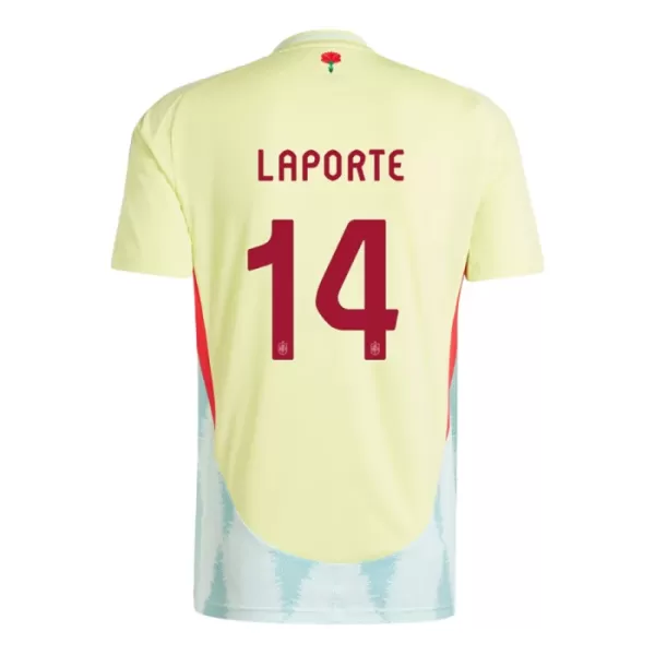 Spanien Aymeric Laporte 14 Auswärtstrikot Euro 2024 für Herren