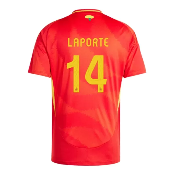 Spanien Aymeric Laporte 14 Heimtrikot Euro 2024 für Herren