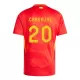 Spanien Daniel Carvajal 20 Heimtrikot Euro 2024 für Herren