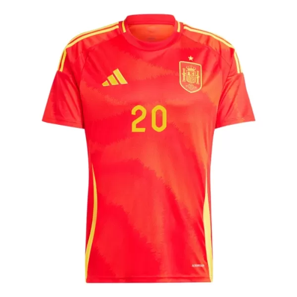 Spanien Daniel Carvajal 20 Heimtrikot Euro 2024 für Herren