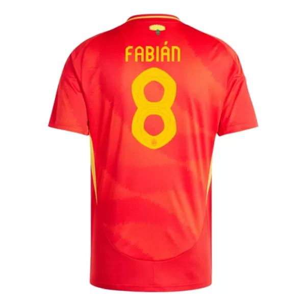 Spanien Fabian Ruiz 8 Heimtrikot Euro 2024 für Herren