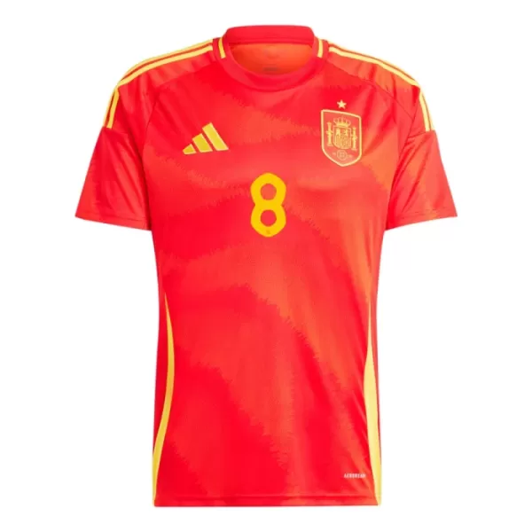 Spanien Fabian Ruiz 8 Heimtrikot Euro 2024 für Herren