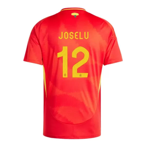 Spanien Joselu 12 Heimtrikot Euro 2024 für Herren