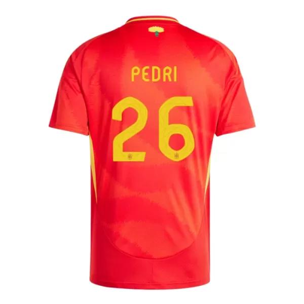 Spanien Pedri 26 Heimtrikot Euro 2024 für Herren