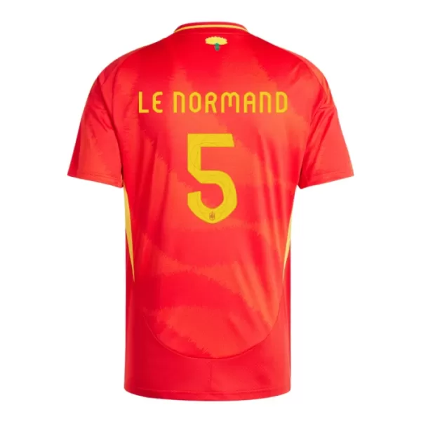 Spanien Robin Le Normand 5 Heimtrikot Euro 2024 für Herren